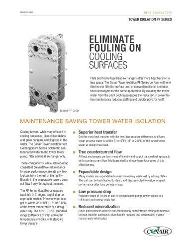 Tower Isolation (PFT) Series