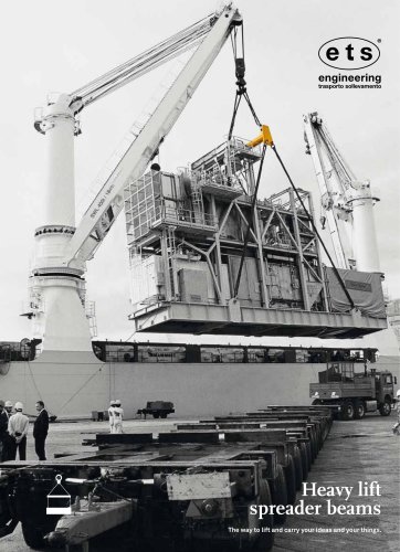 ETS Heavy lift spreader beams