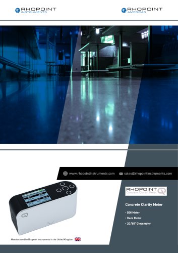 Concrete Clarity Meter