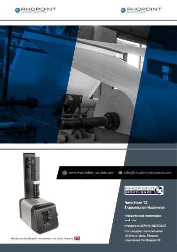 Novo-Haze TX Datasheet