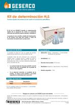 Kit de determinación H2S