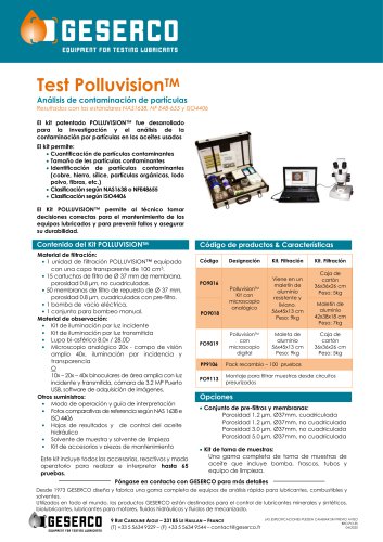 POLLUVISION™ Test Kit