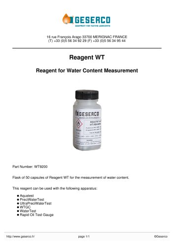 Reagent WT