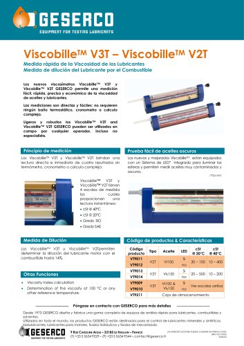 Viscobille™ V3T – Viscobille™ V2T