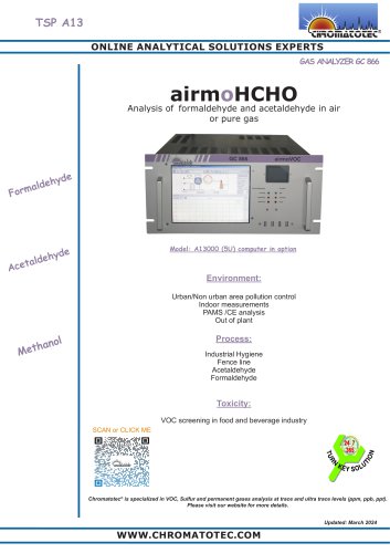 airmoHCHO - formaldehyde and acetaldehyde