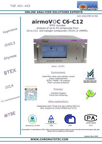 airmoVOC C6-C12 - BTEX included
