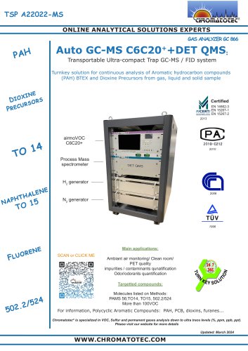 Auto GC-MS C6C20++DET QMS