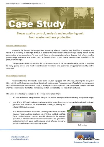 Case Study - Biogas Production - chromENERGY