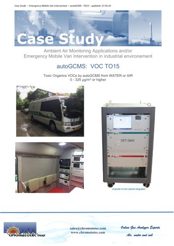 Case Study – Emergency Mobile Van intervention – autoGCMS
