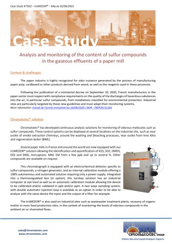 Case Study - Papermill Emissions Monitoring - trsMEDOR