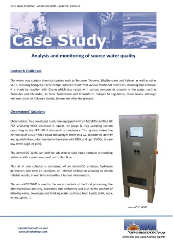 Case Study - Source Water - airmoVOC WMS