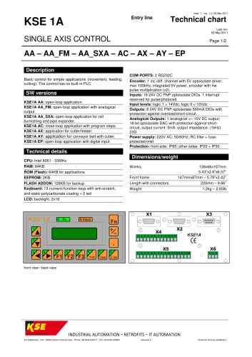 KSE-1A Data Sheet