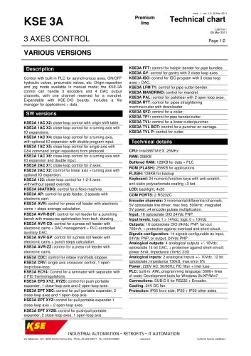 KSE-3A Data Sheet