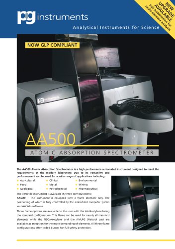 ATOMIC ABSORPTION SPECTROMETER