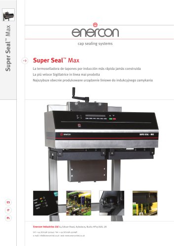 Super Seal Max Induction Sealer