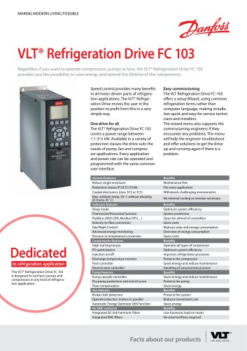 VLT® Refrigeration Drive FC 103