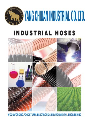 Industrial Hoses for Woodworking, Foodstuffs, Electronics, Environmental Engineering