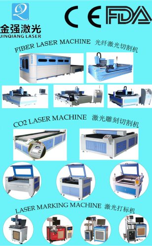 JQ laser cutting engraving machine CO2 fiber laser for metal non-metal industry