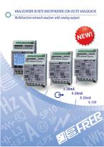 Multifunction network analyser with analog outputs