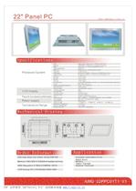 Amongo Fanless Wide Touch Screen Industrial Panel PC - 1