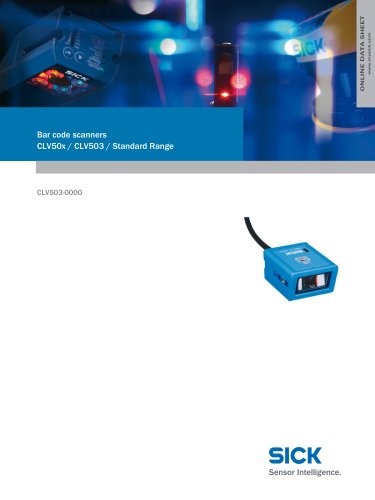 Bar code scanners CLV50x / CLV503 / Standard Range