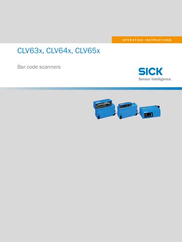 CLV63x, CLV64x, CLV65x Bar code scanners