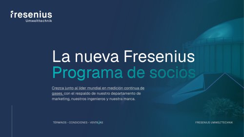 Programa de socios de Fresenius Umwelttechnik