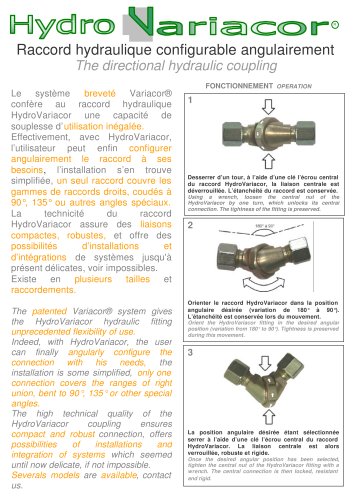 HydroVariacor, presentation