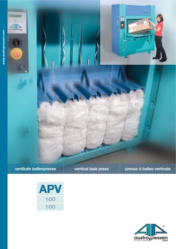 vertical bale presses APV