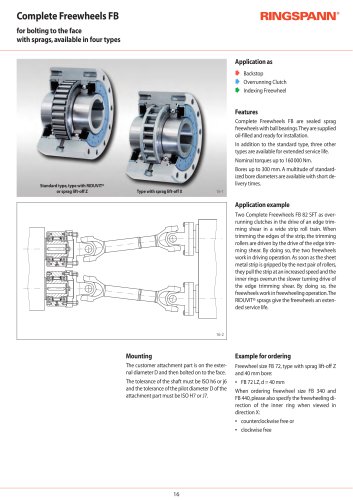 Complete Freewheels FB RINGSPANN