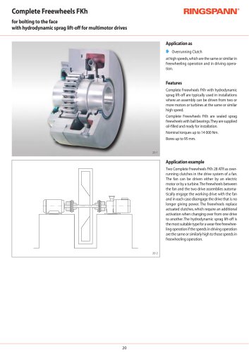 Complete Freewheels FKh RINGSPANN