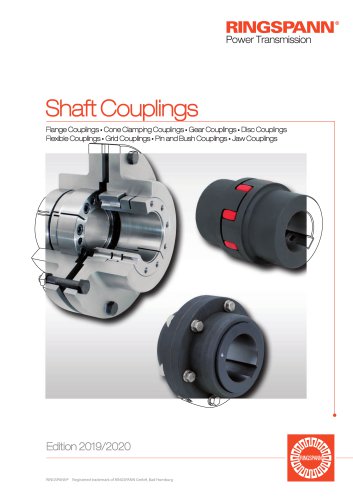 Rigid Shaft Couplings, Torsionally Rigid Shaft Couplings, Elastic Shaft Couplings