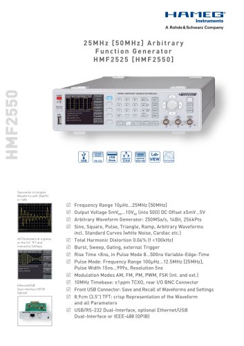 HMF Arbitrary Function Generator