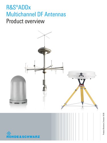 R&S®ADDx Multichannel DF Antennas