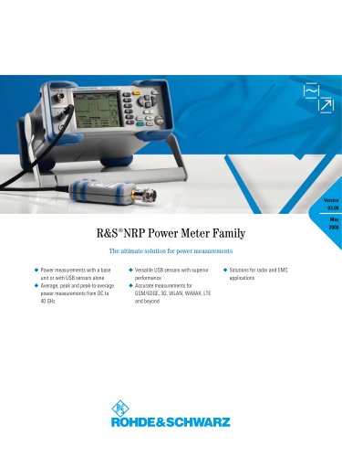 R&S®NRP Power Meter