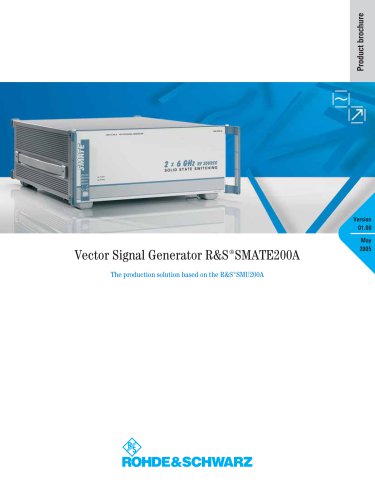 R&S®SMATE200A Vector Signal Generator