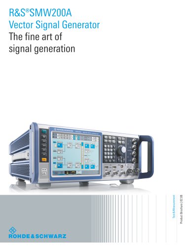 R&S®SMW200A Vector Signal Generator