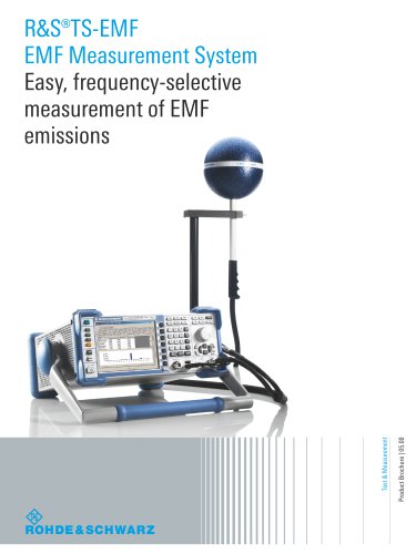 R&S®TS-EMF EMF Measurement System