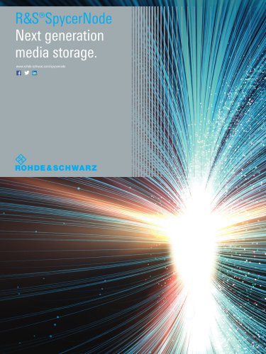 ¸SpycerNode Next generation media storage