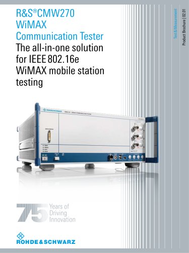 WiMAX Communication Tester