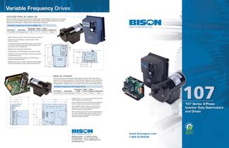 107 Series 3-Phase Inverter Duty Gearmotors and Drives - 1