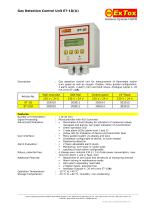 Gas Detection Control Unit ET-1D(A)