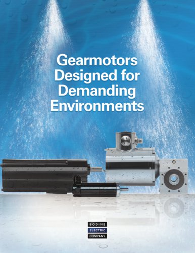 Gearmotors Designed for Demanding Applications