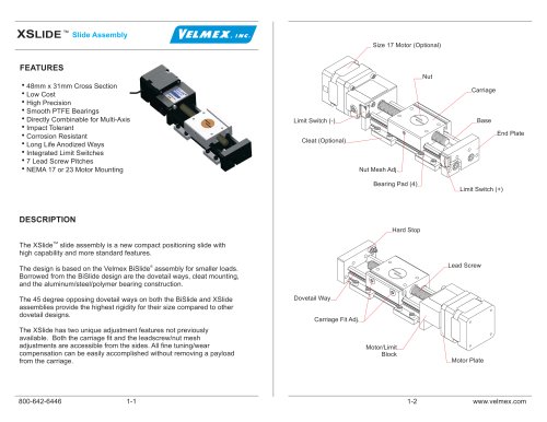 Small motor driven linear stage for indexing and scanning