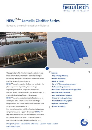 Lamella Clarifi er Series