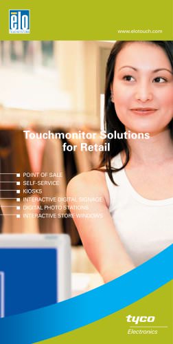 TOUCHMONITOR SOLUTIONS FOR RETAIL