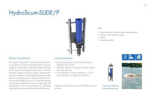 HST HydroScum-SLIDE/P