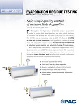 GUM TEST APPARATUS - EVAPORATION RESIDUE MEASUREMENTS