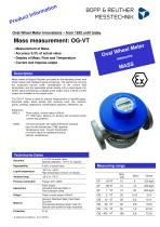 Mass measurement: OG-VT