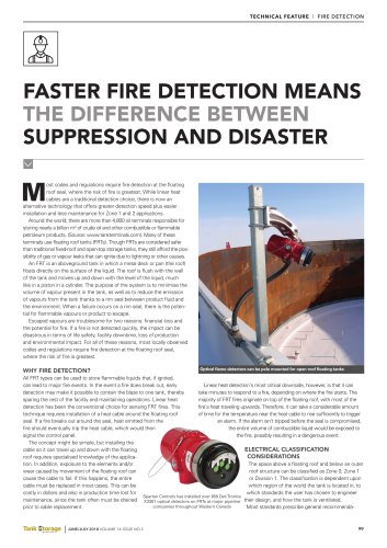 Faster Fire Protection for FRT Applications